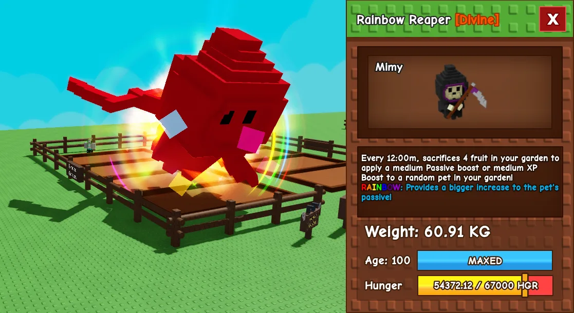 60.91kg Rainbow Reaper — Account account
