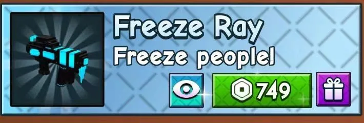 Freeze Ray 749R