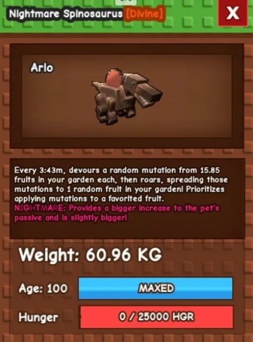 HUGE SPINOSAURUS NM / VENOM / EVER 60KG - 61KG — Account account