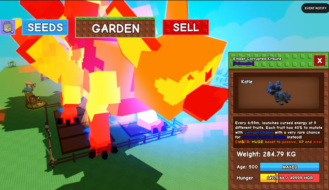 282.53kg+ Ember Corrupted Kitsune