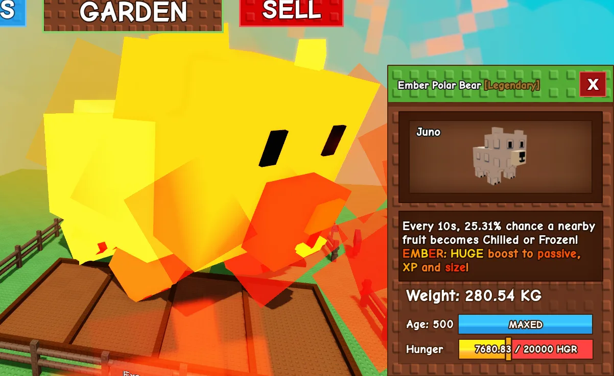 281kg+ Ember Polar Bear