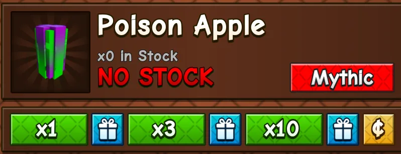 Poison Apple Seed (Mythic)