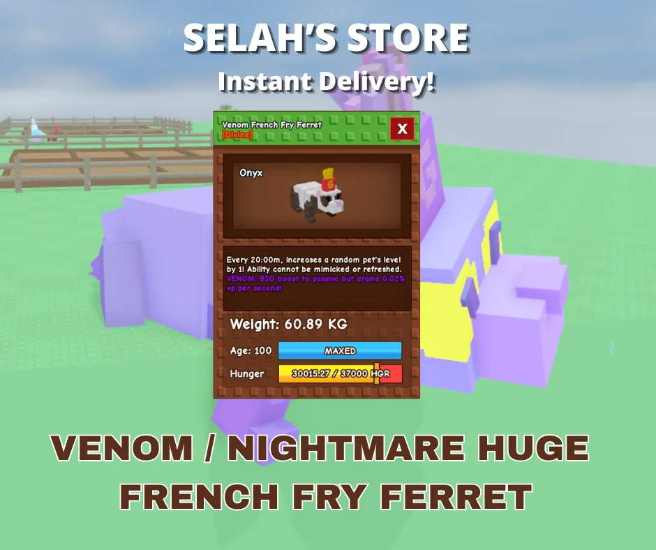 Huge French Fry Ferret 60kg+ — Account account