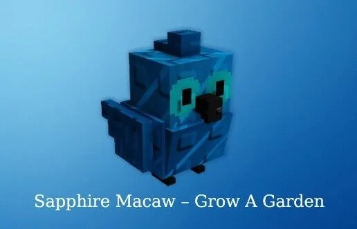 Pet Sapphire Macaw Grow a Garden Instant Delivery Safe trade GAG — Account account
