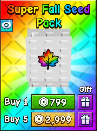 Super Fall Seed Pack 799R