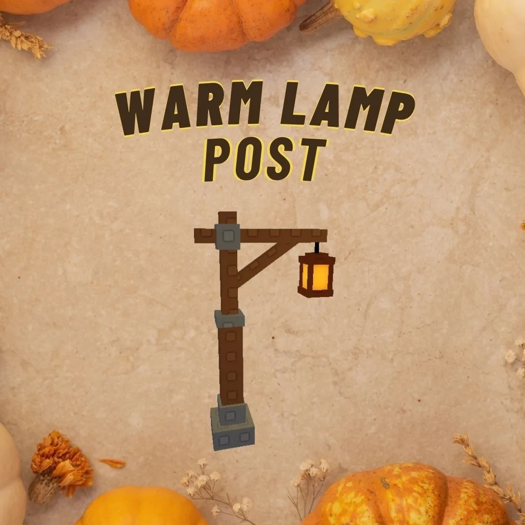 Warm Lamp Post INSTANT DELIVERY - Grow a Garden 2