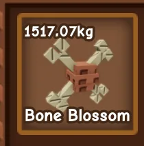 Bone Blossom 5.4Qa Sheckles 5426T Grow a Garden Quick Delivery