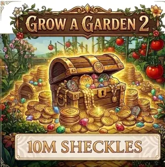 10M++ SHECKLES GROW A GARDEN 2 // SHECKELS BY FRUIT DRAGON BREATH OR GHOST PEPPER 10 MILLIONS WORTH