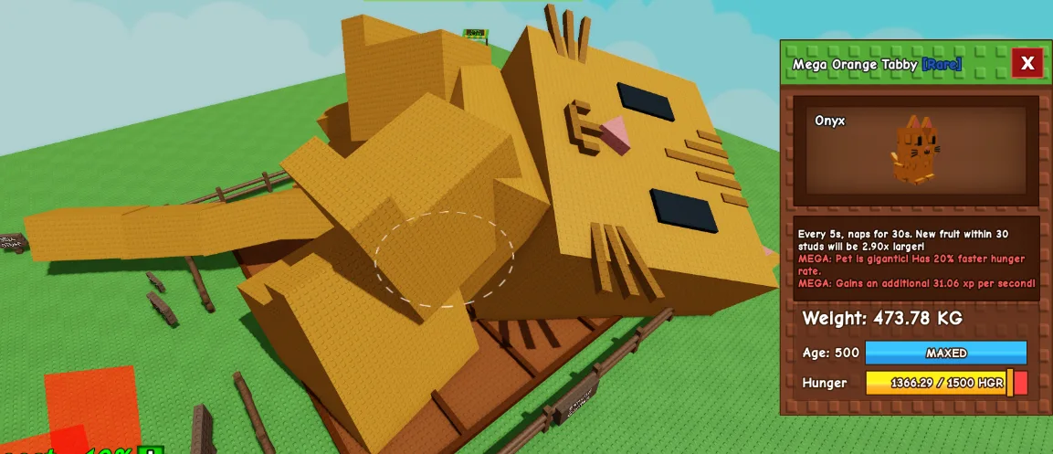 473.78kg Mega Orange Tabby