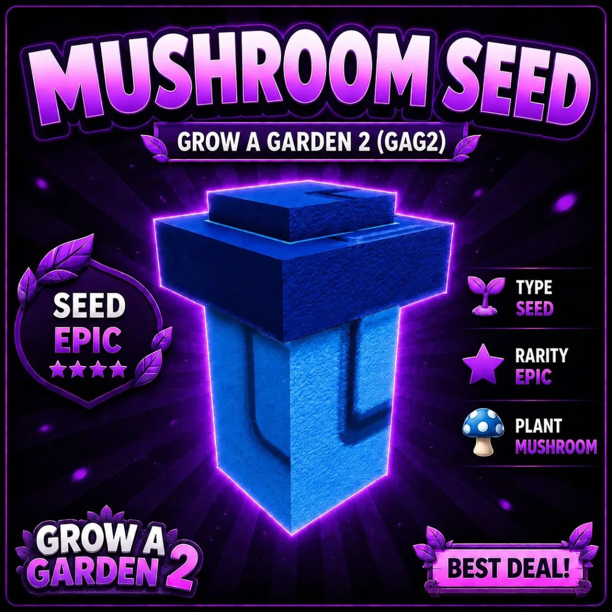 Mushroom Seed — Account account