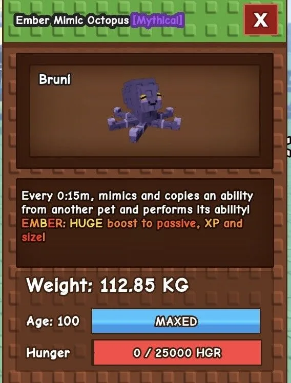 COLOSSAL Ember Mimic Octopus (112.85 KG) — Account account
