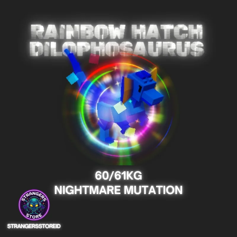 HUGE RAINBOW HATCH DILOPHOSAURUS GROW A GARDEN