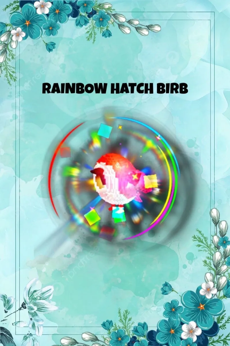 Huge Rainbow Hatch Birb 60-61kg — Account account