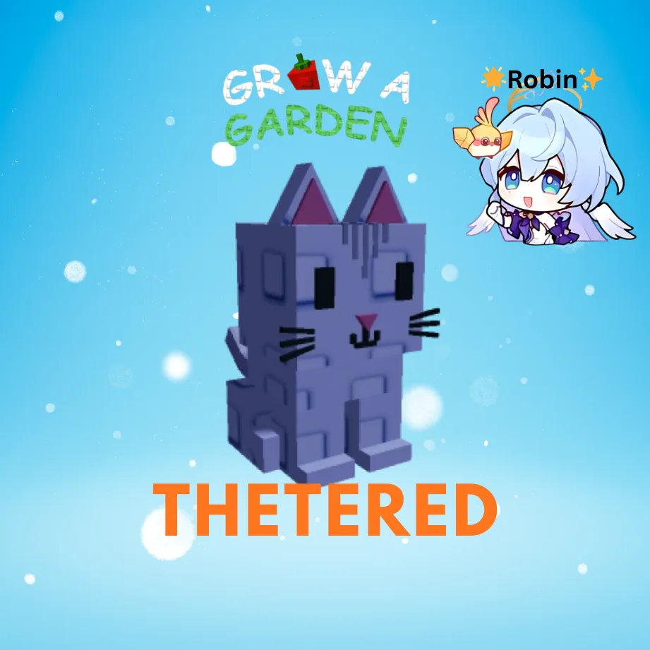 Tethered Moon Cat - It Follow Player - Grow a Garden