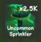 x1 Uncommon Sprinkler