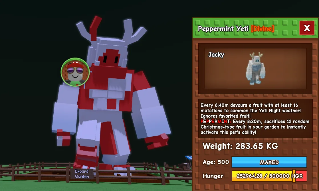 283.65kg Peppermint Yeti