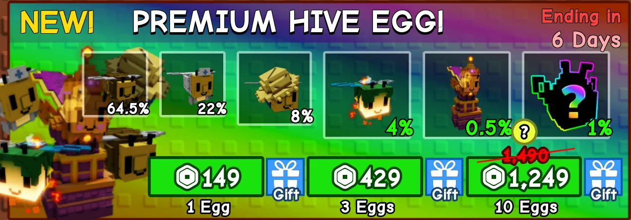 50x Premium Hive Egg