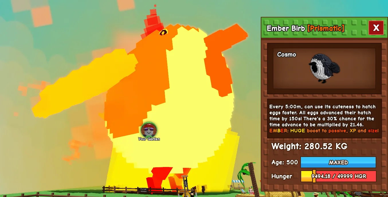 280.52kg Ember Birb
