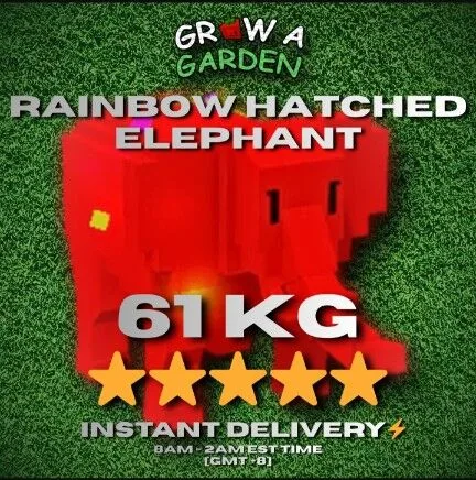 NO TOY RAINBOW HATCHED ELEPHANT