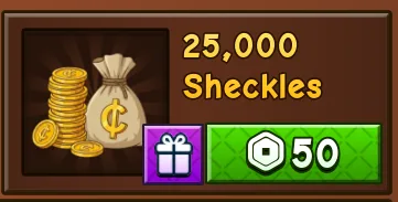 25K Sheckles (50 RR) — Account account
