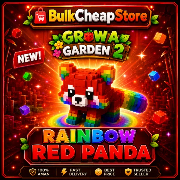 Rainbow Red Panda - Grow A Garden 2 (Super)