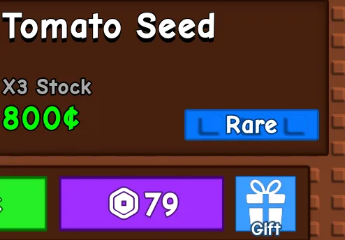 Grow A Garden - Tomato Seed 79R — Account account