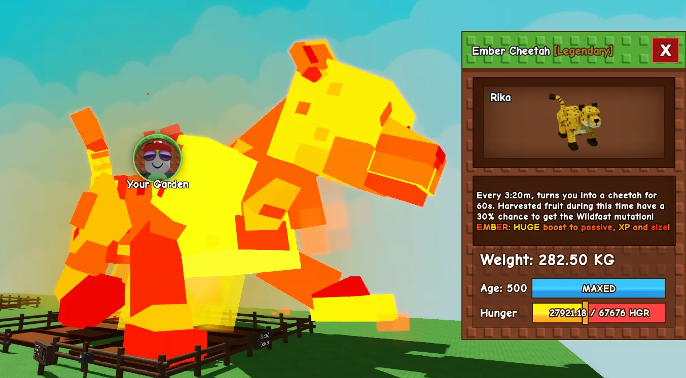 282.5kg Ember Cheetah