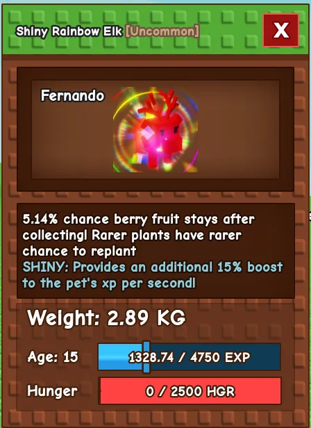 Rainbow Hatched Elk — Account account