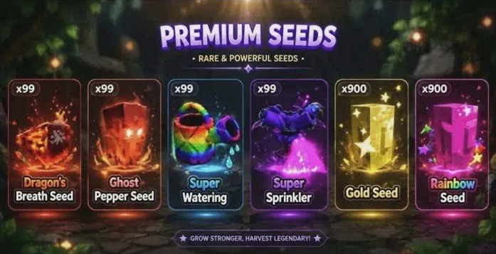 Premium Pack Seed - Grow a Garden 2 FAST DELIVERY — Account account