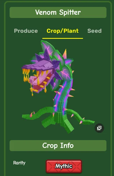 Venom Spitter Seed (Mythic)