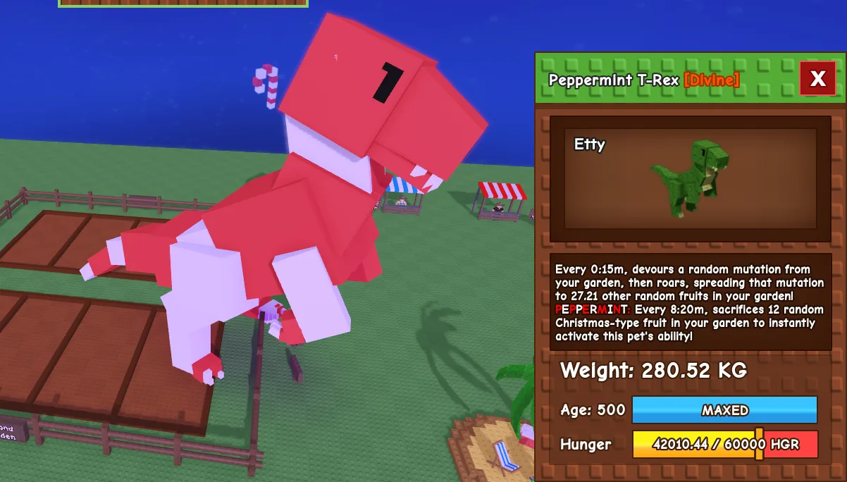 280.52kg Peppermint T-Rex
