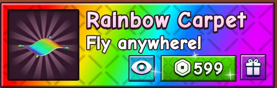 Rainbow Carpet - Grow a Garden Neymar11 Store Fast Delivery — Account account