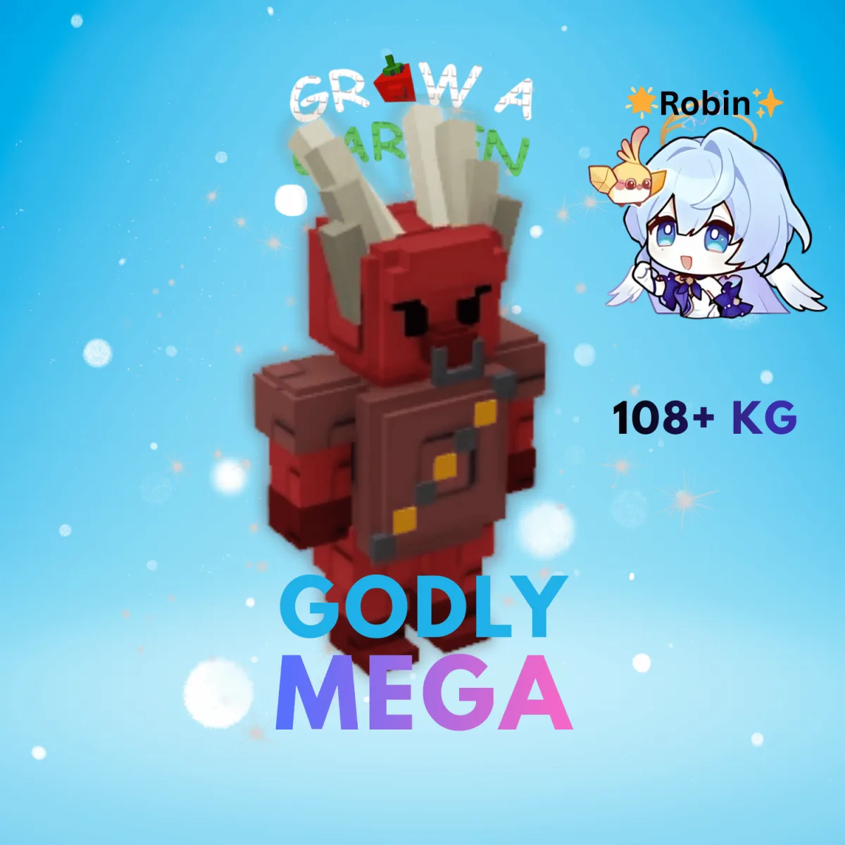 Mega Godly Imp Collosal - 108+KG - Grow a Garden — Account account