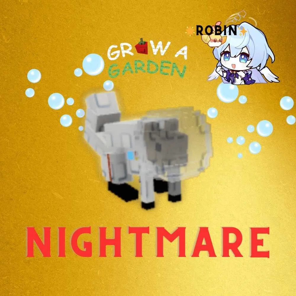 Nightmare Space Squirrel - Grow a Garden — Account account