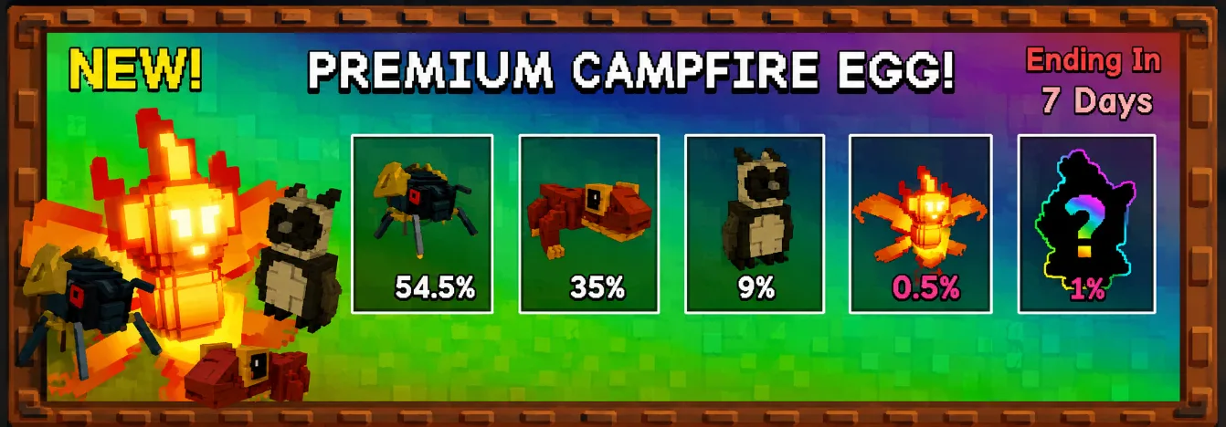 10 x Premium Campfire Egg 1249 R — Account account