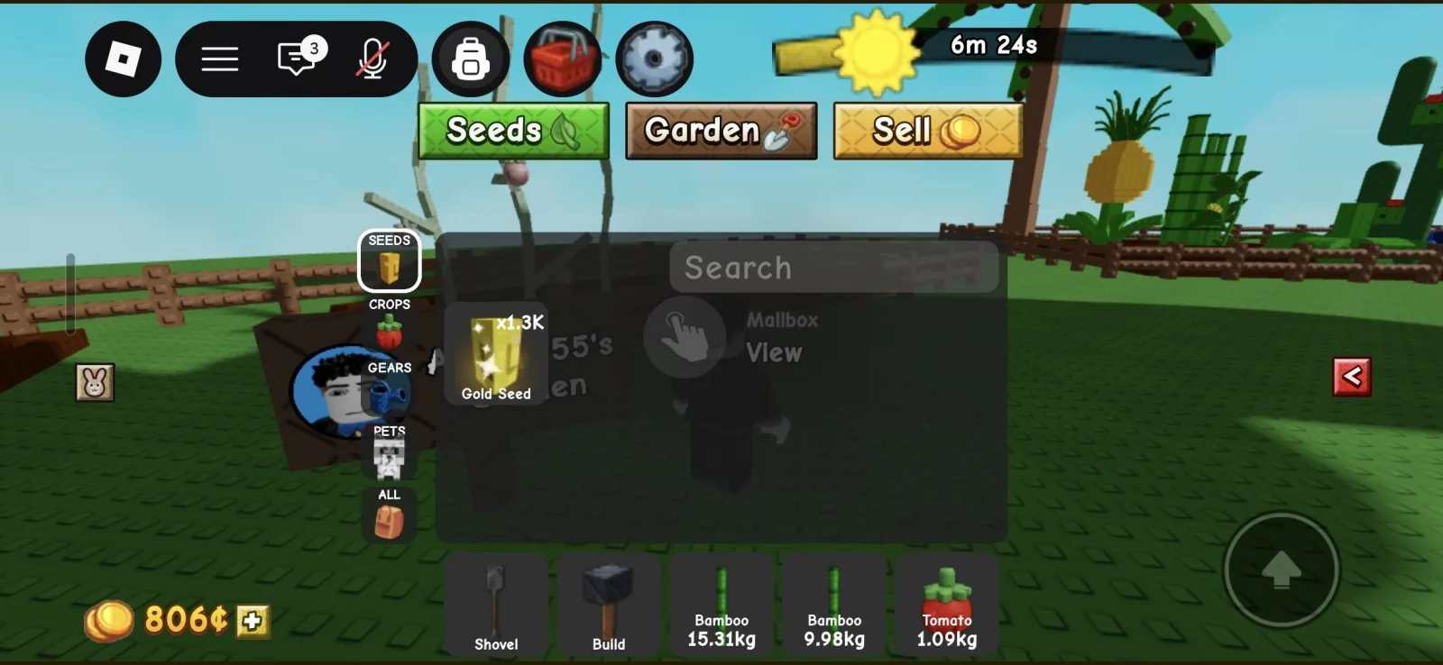 Gold Seed - Grow A Garden 2 — Account account