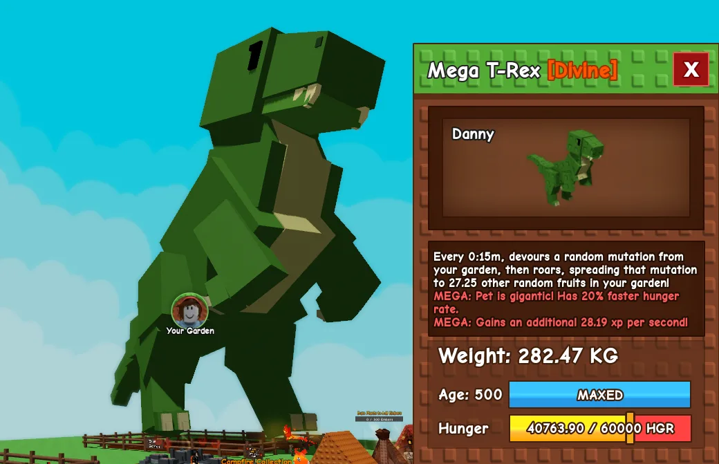 283.33kg Mega T-Rex