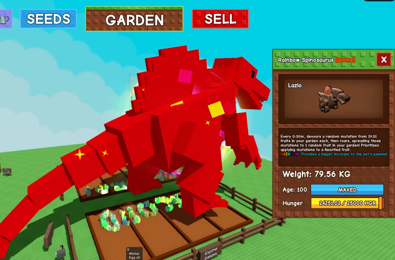 Rainbow Titanic Huge Spinosaurus 79kg+ Age 100 Titan Spino — Account account
