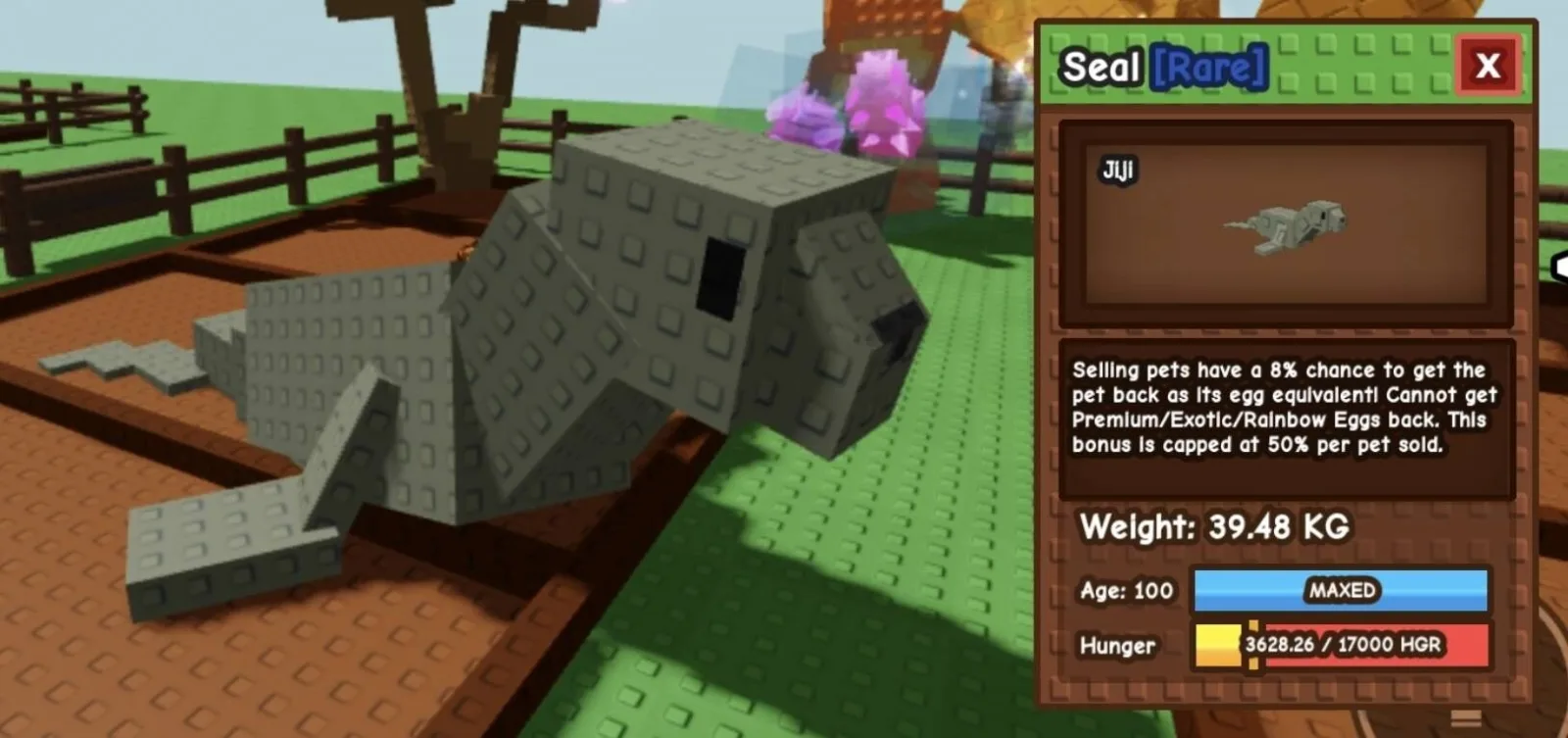 Huge Seal - 39.49 KG (Age 100)