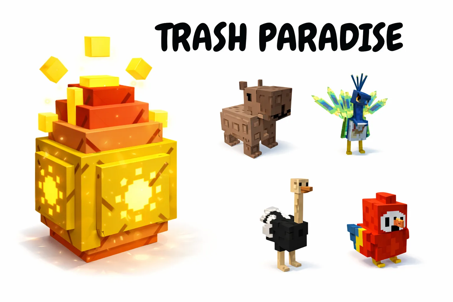 Paradise Egg Trash Pet x60 Pet / 1 pack