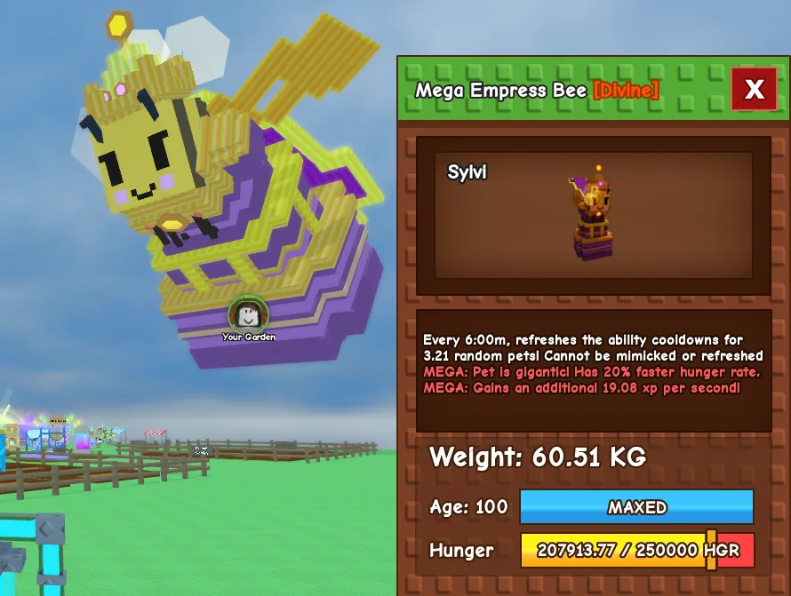 60kg+ Mega Empress Bee