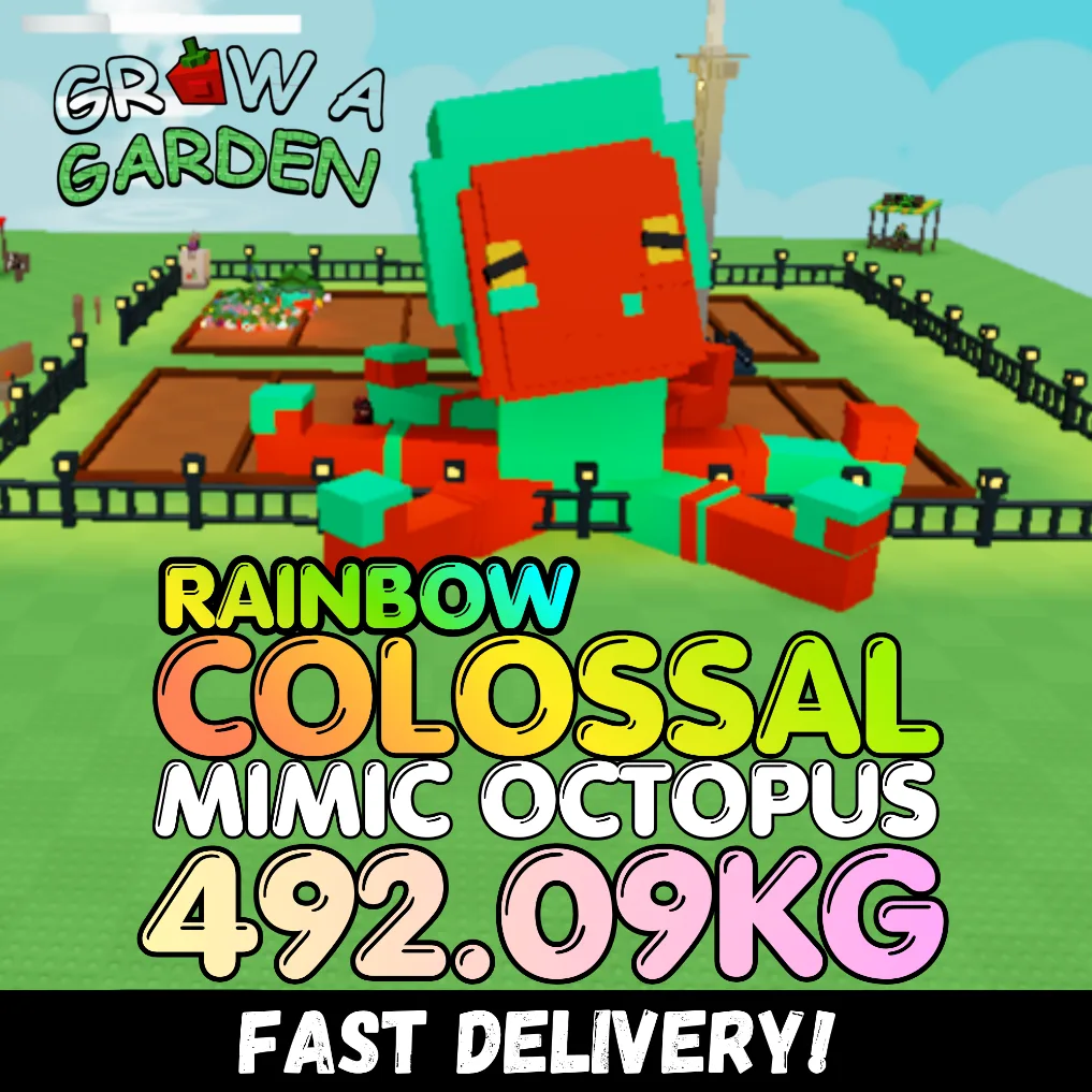 RAINBOW Mimic Octopus 492.09KG Colossal Age 500 INSTANT DELIVERY