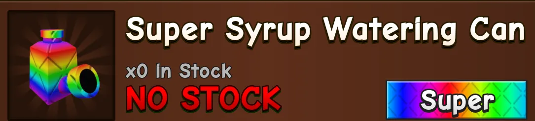 SUPER SYRUP WATERING CAN CHEAPEST FASTEST DELIVERY