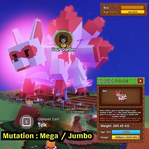 Huge Kitsune 280Kg Age500 Mutation Mega/Jumbo