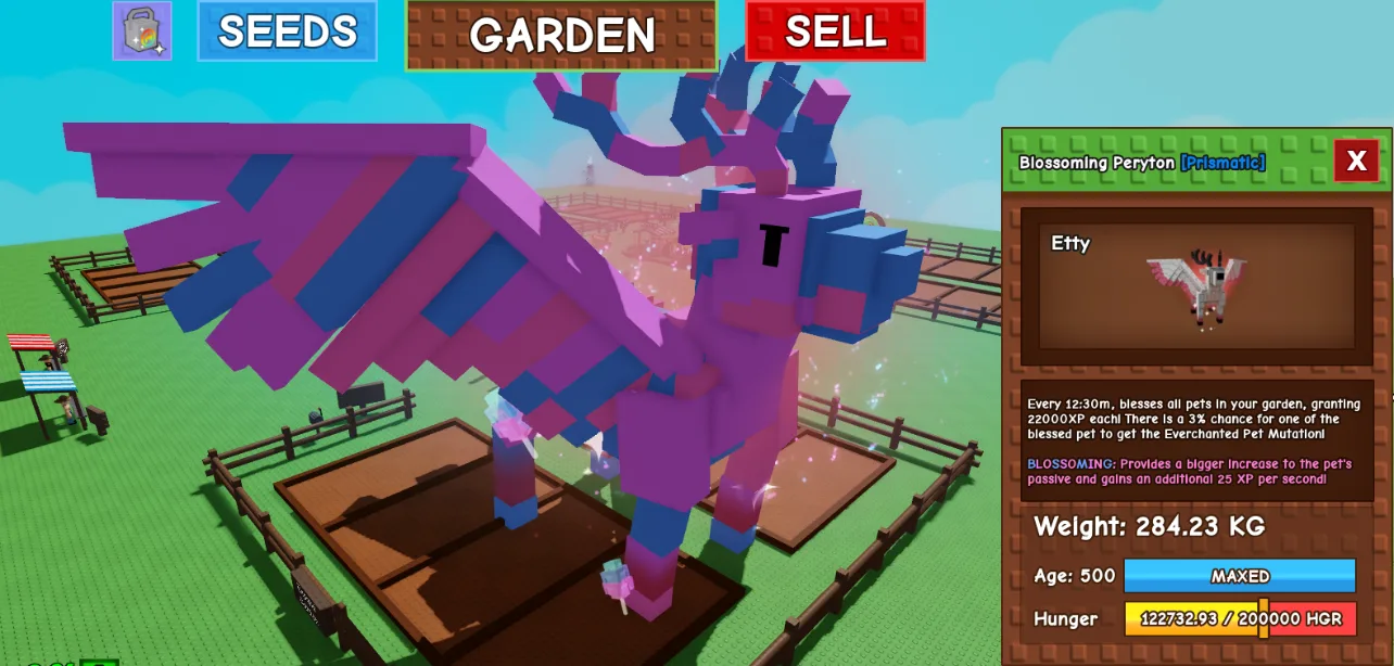 281.46kg+ Blossoming Peryton