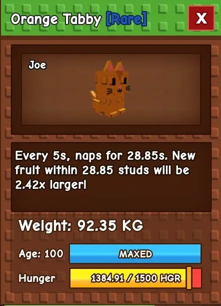 ORANGE TABBY 92.35 KG INSTANT DELIVERY GAG HUGE ORANGE TABBY — Account account