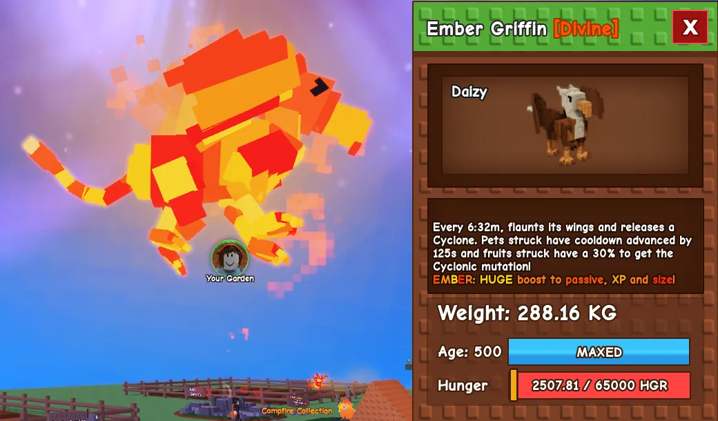 288.16kg SUPER RARE Ember Griffin
