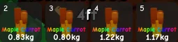 1X RAINBOW MAPLE CARROT (FRUIT)