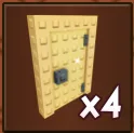 1x Gold Owner Door