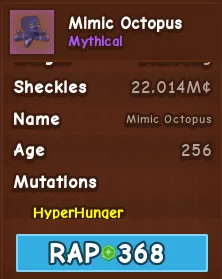 MIMIC 256 AGE 146KG 15SEC